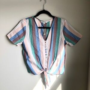 Madewell New with Tags Tie Top